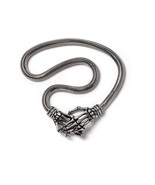 Alchemy Gothic P941 Lucrezia's Fix Necklace Pendant Skeleton Love  Halloween - $98.18
