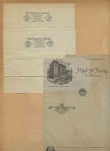The Pacific Limited Railroad &amp; Hotel St Francis Stationery 1915 Scrapbook Page  - £22.22 GBP