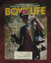 BOYS LIFE Scouts April 1988 Trout Bout Butch Reynolds Marion Dane Bauer - £7.75 GBP