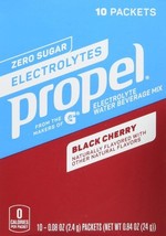 Propel Zero Sugar Black Cherry Powder 10 Count - Pack of 1 (Open Box) - $6.29