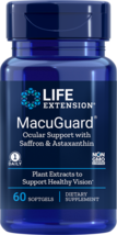 Life Extension MACUGUARD® OCULAR SUPPORT W/ SAFFRON + ASTAXANTHIN 60 SOF... - $611.64 MXN