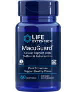 Life Extension MACUGUARD® OCULAR SUPPORT W/ SAFFRON + ASTAXANTHIN 60 SOF... - $611.66 MXN