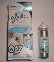 (2) GLADE Sense &amp; Spray refills CLEAN LINEN - £23.50 GBP
