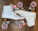 Chicago Skates 8601S Womens 7 US Classic Quad Rink In White Need A Good ... - $64.35