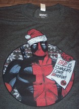 Deadpool Marvel Comics Holiday Christmas T-Shirt Big And Tall 3XLT 3XL New - £19.77 GBP
