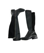 Michael Kors Womens Riding Boots Size 6 M Bromley Black Leather Knee Hig... - £66.21 GBP