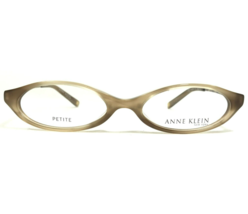 Anne Klein Petite Eyeglasses Frames AK 8062 169 Gold Round Brown Horn 49-16-135 - $51.21