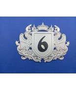 Door house number plate sign - gold and silver color -3D printed - order... - $372.79 MXN