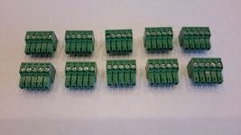 10 pcs  5 pin - 3.5mm Terminal Block Connector Crestron, Speakercraft, B... - $25.64