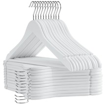 Wooden Hangers 30 Pack Slim Wood Hangers Coat Hangers For Closet, Heavy ... - £53.28 GBP