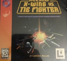 Star Wars-X Wing Vs Cravatta Fighter-Pc CD ROM Video Game-Tested-Rare-Ships N 24 - £23.72 GBP