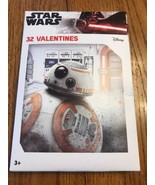 Star Wars Last Jedi 32 Valentines Disney Ships N 24h - $6.91