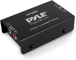 Pyle Phono Turntable Preamp - Mini Electronic Audio Stereo, Pp999, Black. - $37.97