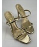 Lulu  Townsend Gold Peep Tow Heel 91/2 M - $13.94 CAD