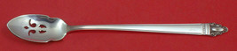 Juliana By Watson Sterling Silver Olive Spoon Pierced Long 7 1/8&quot; Custom... - $68.31