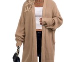 Oversized Cardigan Sweaters For Women Open Front Waffle Knit Plus Size C... - $73.99