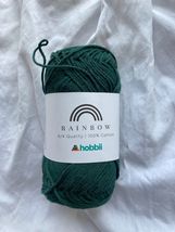 Hobbii Rainbow 8/4 Quality 100% Cotton, Color 100 (Jungle Green) - £7.97 GBP