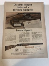 Browning Superposed Vintage Print Ad Advertisement pa13 - $5.93