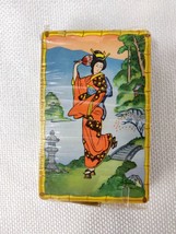 Geisha Girl Playing Cards with 1940’s US Treasury Tax Stamp A.P.C. Co - £15.34 GBP