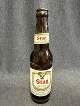 Vintage Stag Beer paper label Beer Bottle A Brewing Heritage Since 1851 - £3.81 GBP