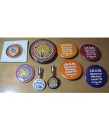 IBEW International Brotherhood Electrical Workers UNION Pin Pinback Button LOT - $30.00