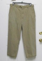 Sz 36/37 x 29 Daniel Cremieux Classics Barritz Mens Brown Mix Cotton Blend Pants - £7.80 GBP
