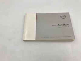 2012 Nissan Altima Owners Manual OEM K02B40031 - $26.99