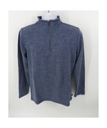 Gap Men&#39;s Half Zip Pullover Blue Sweater XXL NWT - £17.11 GBP