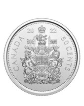 2022 Canadian 50 Cent Half Dollar Coin BU - $1.80