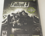 Fallout 3 PLATINUM HITS (Microsoft Xbox 360) GAME COMPLETE w/ DISCS &amp; MA... - £12.45 GBP