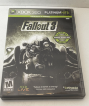 Fallout 3 Platinum Hits (Microsoft Xbox 360) Game Complete w/ Discs &amp; Manuals - £12.49 GBP