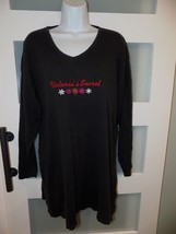 Victoria&#39;s Secret Black LS Nightgown Size M Women&#39;s EUC - £15.51 GBP