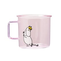 3.5dl Snorkmaiden pink Muurla moomin glass mug - $29.39