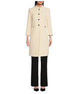Anne Klein Tweed Collar 3/4 Sleeve Pocketed Button Front Topper Jacket S... - $127.80 CAD
