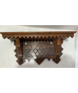 Vtg Work Victorian Style Wood Wall Hanging Shelf Knickknack - $52.25