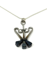 Vintage Mid Century Horseshoe Nail Necklace with &quot;W&quot; Hallmark - €24,66 EUR