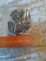 * Colored Binder Clips6x12 -Pack Paper Clamps, Binder Clips Bulk for Off... - $5.63