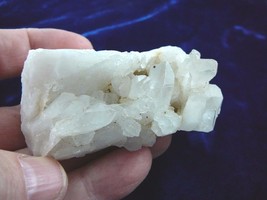 (R215) Clear white Quartz crystal points Hot Springs Arkansas diamond specimen - £15.50 GBP