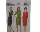 Butterick Sewing Pattern B5862 Size 8-16  UC FF  Wrap Dress - £6.20 GBP