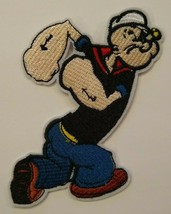 Popeye the Sailor Man~Embroidered Patch~5&quot; x 3 1/4&quot;~Cartoon~Iron or Sew On - £3.29 GBP