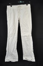 7 For All of Mankind White Denim Flare Trousers Jeans 28 USA Womens - £30.50 GBP