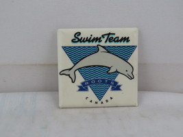 Vintage Fashion Pin - Roots Canada Swim Team 1980s - Paper Pin - $15.00