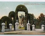 Entrance to Oakland Cemetery St Paul Minnesota Postcard - $9.90