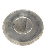 1930s Meadowbrook WM Rogers Round Silver Plated Floral Platter Vtg Servi... - £26.14 GBP
