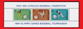 ZAYIX 1984 Netherlands Antilles B219a MNH Curacao Baseball Federation 071522SM10 - £3.59 GBP