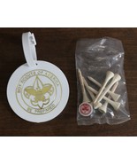  Vintage Be Prepared Golf Badge &amp; Tees Marker Boy Scout BSA Equipment - $11.57