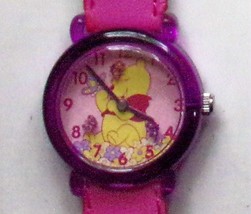 Disney Winnie the Pooh Watch! Cute Little Flowers Band Marked  Winnie Pooh! New! - £31.46 GBP