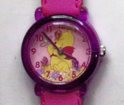 Disney Winnie the Pooh Watch! Cute Little Flowers Band Marked  Winnie Pooh! New! - £30.04 GBP