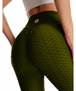 #LyteLeggings Yoga Gym Sexy Butt Hi Waist Flat Tummy Olive Green Tiktok ... - $27.06 CAD