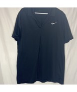 NIKE Men&#39;s Black Dri-Fit Performance Regular-Fit Short Sleeve Polo SZ Large - $288.44 MXN